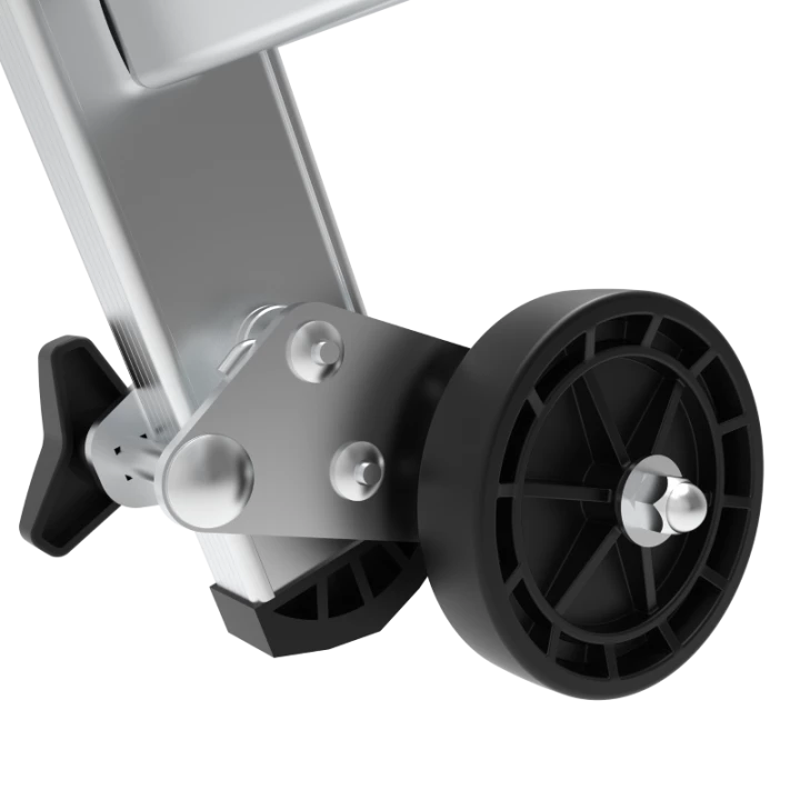 Roues de d&eacute;placements arri&egrave;re escamotables