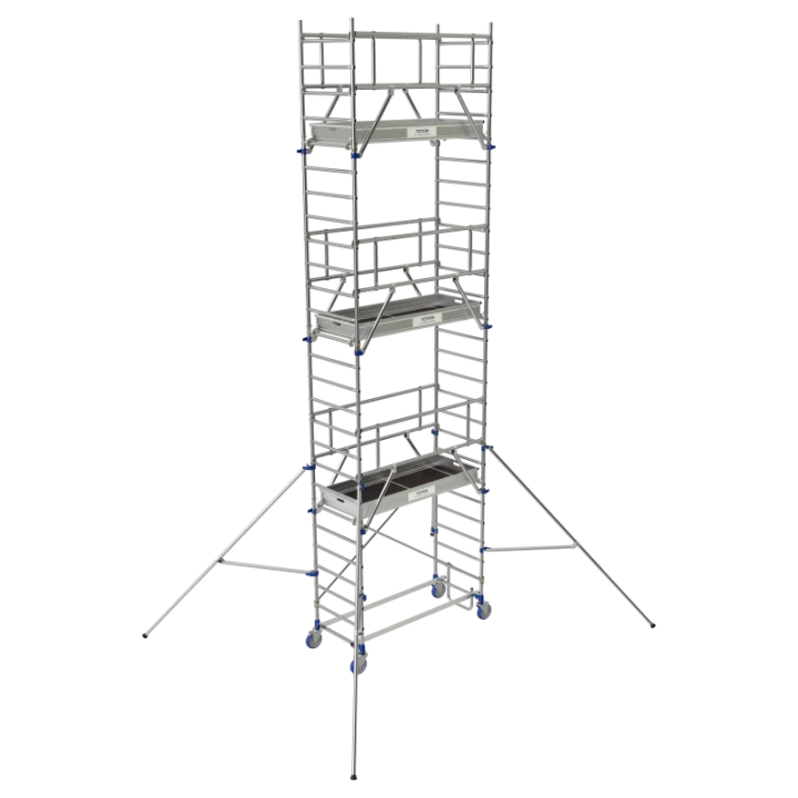 &Eacute;chafaudage Roulant Aluminium - TOTEM BOX 180 - TUBESCA-COMABI - Hauteur plancher 5,85m
