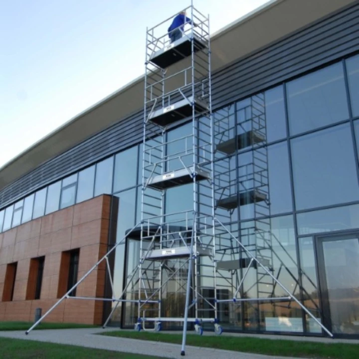 &Eacute;chafaudage Roulant Aluminium - TOTEM BOX 180 - TUBESCA-COMABI - Situation