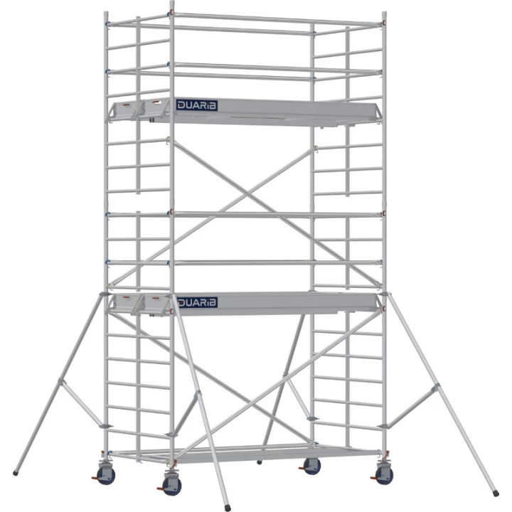 &Eacute;chafaudage Roulant Aluminium  - DOCKER2 150-254 - GC LISSES - DUARIB - 3,90m plancher