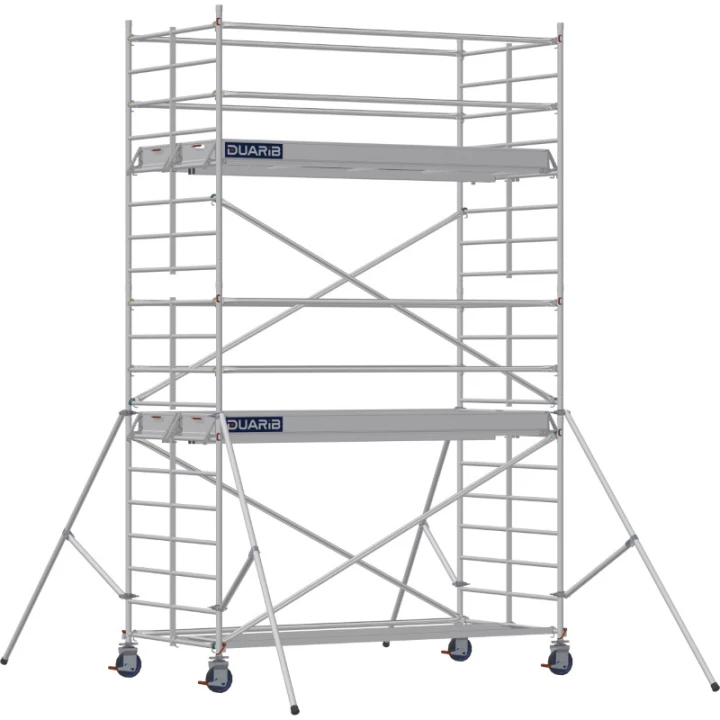 &Eacute;chafaudage Roulant Aluminium  - DOCKER2 150-295 - GC LISSES - DUARIB - 3,90m plancher