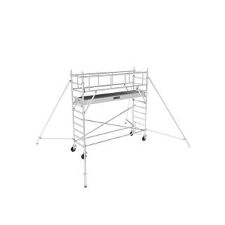&Eacute;chafaudage roulant en aluminium Neolium 300 box 2m plancher