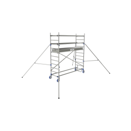&Eacute;chafaudage Roulant Aluminium - CROSS 250 - TUBESCA-COMABI