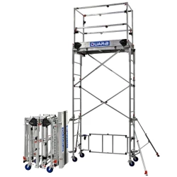 &Eacute;chafaudage Roulant T&eacute;lescopique Aluminium - NOMAD - DUARIB