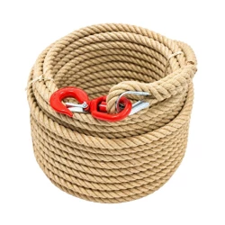 Corde &agrave; Poulie Polypropyl&egrave;ne Textur&eacute; 22 mm &ndash; 50 m avec Crochet &agrave; &Eacute;merillon
