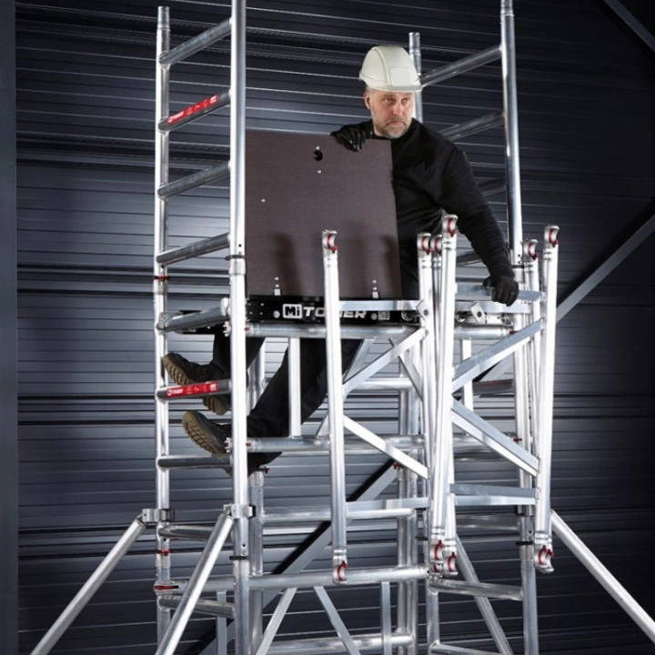 &Eacute;chafaudage Roulant  Aluminium - Montage 1 personne - MiTOWER - ALTREX