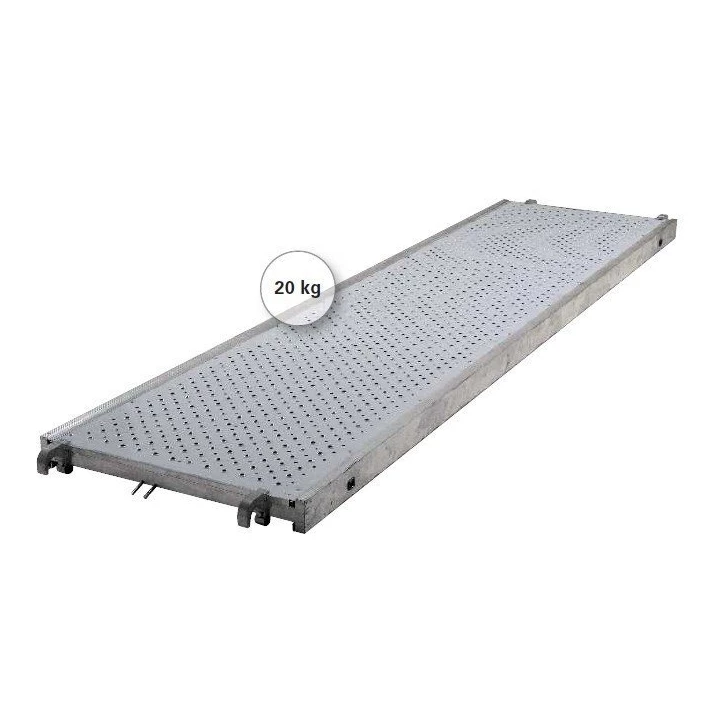 Plancher tout alu 3m x 0.73m Tubesca-Comabi distribu&eacute; par France Echafaudage