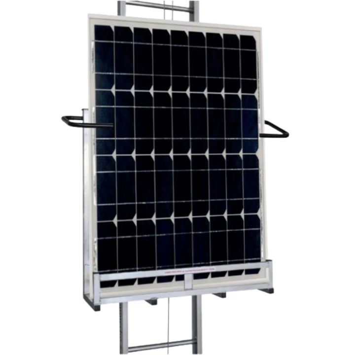 Cadre &agrave; plaques avec panneau solaire MAXIAL