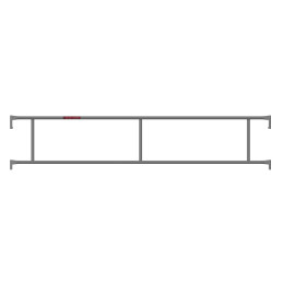 Garde corps monobloc 3m DUO45 - Dacame