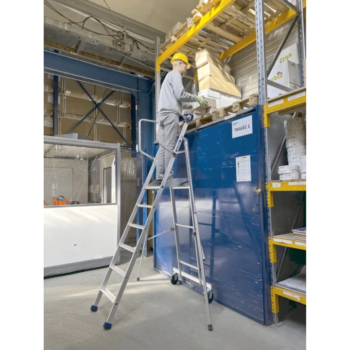 Plate-forme de Rayonnage Aluminium - ERM - 6 marches - intervention