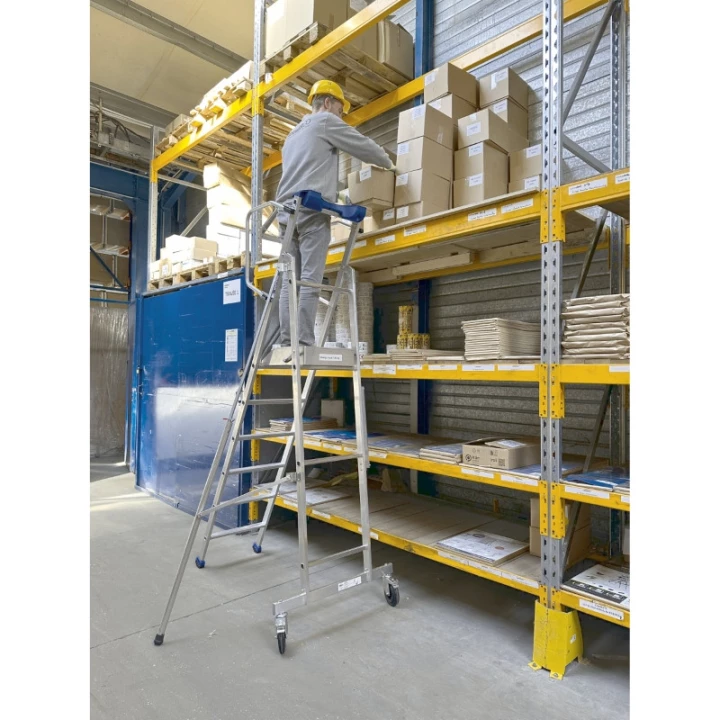 Plate-forme de Rayonnage Aluminium - ERM - 6 marches - chantier