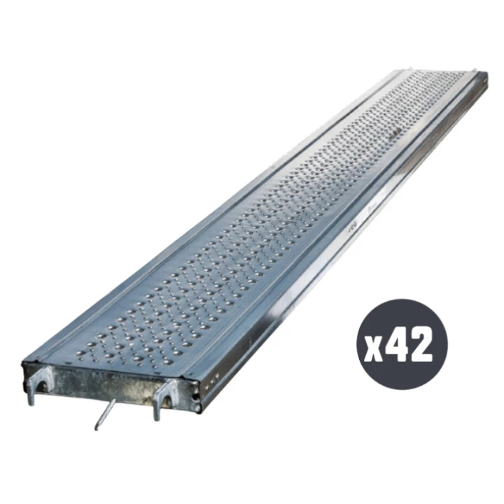 Lot de 42 planchers acier R14 AC-CS 3m x 0,36m - TUBESCA-COMABI