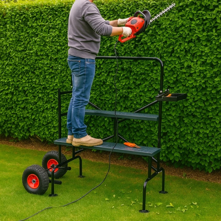 &Eacute;chafaudage de Jardin - BRICO - TUBESCA-COMABI - mise en situation