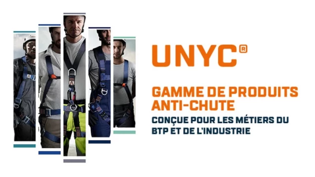 Harnais de s&eacute;curit&eacute; et EPI, la gamme UNYC&reg; de Tubesca-Comabi France &Eacute;chafaudage